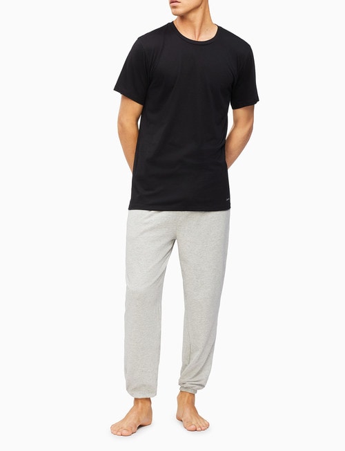 Calvin Klein Cotton Classics T-Shirt, 3-Pack, Black, White & Grey product photo View 02 L
