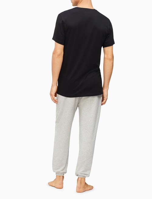 Calvin Klein Cotton Classics T-Shirt, 3-Pack, Black, White & Grey product photo View 03 L