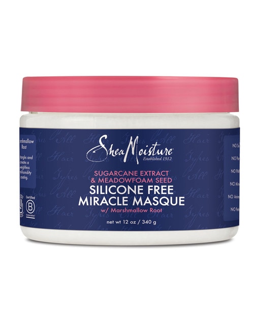 Shea Moisture Sugercane Extract & Meadowfoam Seed Silicone-Free Miracle Masque, 340g product photo