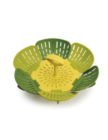 Joseph Joseph Bloom Folding Steamer Basket, Green product photo