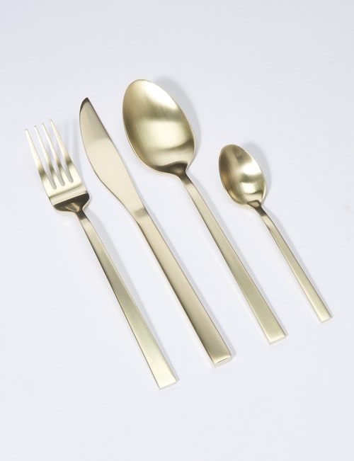 Amy Piper Manor 16 Piece Cutlery Set, Champagne product photo