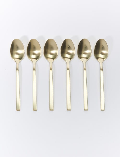 Amy Piper Manor Teaspoon, 6 Piece, Champagne product photo View 02 L