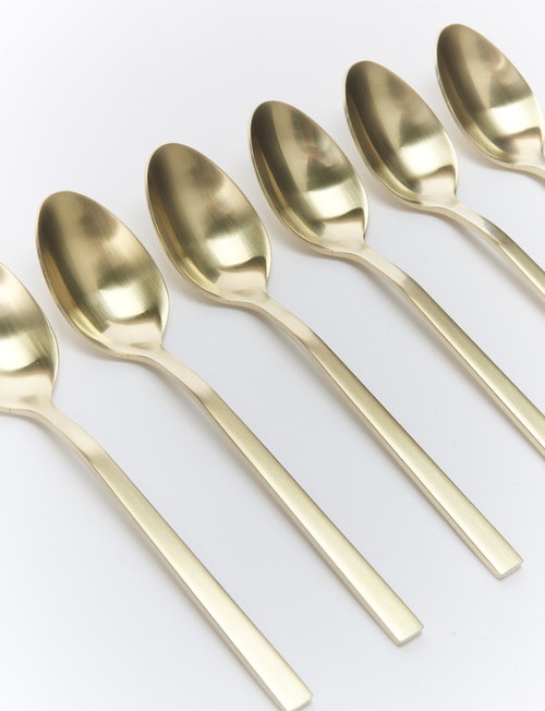 Amy Piper Manor Teaspoon, 6 Piece, Champagne product photo View 03 L
