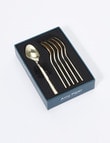Amy Piper Manor Teaspoon, 6 Piece, Champagne product photo View 04 S