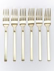 Amy Piper Manor Cake Fork, 6 Piece, Champagne product photo View 02 S