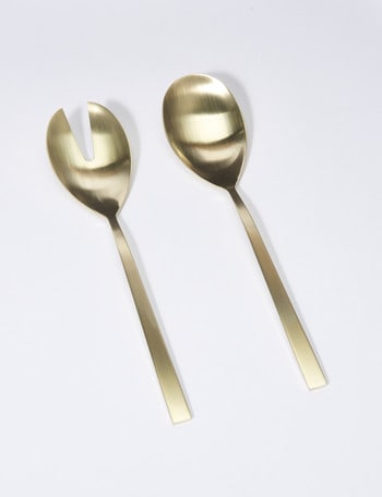 Amy Piper Manor Salad Server, 2 Piece, Champagne product photo