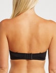 Caprice Strapless Bra, Black, A-DD product photo View 04 S