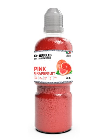 Oh Bubbles Pink Grapefruit Fruit Pulp Syrup, 500ml product photo