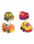 B. Wheeee-ls Pull-Back Cars, 4-Pack product photo View 02 S