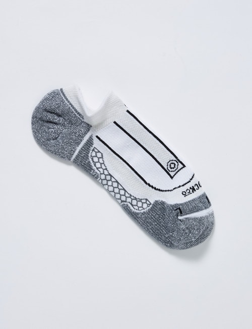 NZ Athletic Performance-Tec Low Cut Sock, White product photo
