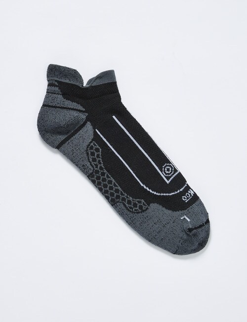 NZ Athletic NZ Sock Co Performance-Tec Low Cut Sock, Black product photo