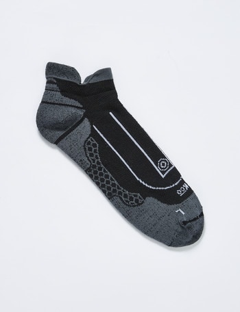 NZ Athletic Performance-Tec Low Cut Sock, Black product photo