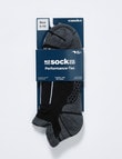 NZ Athletic Performance-Tec Low Cut Sock, Black product photo View 02 S