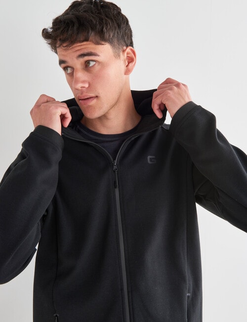 Gym Equipment Pace Zip-Through Hoodie, Black product photo View 04 L
