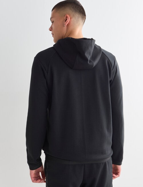 Gym Equipment Pace Zip Through Hoodie, Black product photo View 02 L