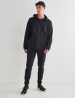 Gym Equipment Pace Zip-Through Hoodie, Black product photo View 03 S