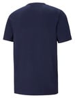 Puma Essential Logo Tee, Navy product photo View 02 S