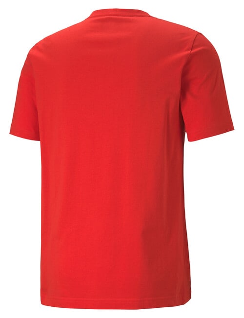 Puma Essential Logo Tee, Red product photo View 02 L