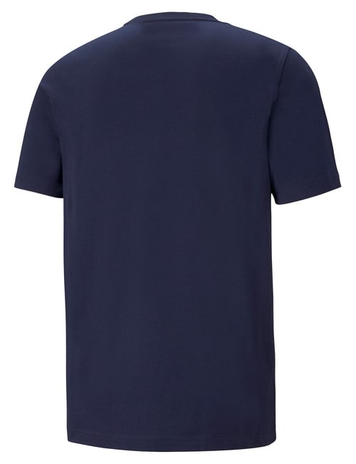 Puma Essential Logo Tee, Navy product photo View 02 L