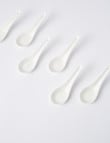 Alex Liddy Zest Japanese Spoon, Set-of-6, White product photo View 03 S