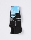 Bonds X-Temp Air No Show Sock, 2-Pack, Black product photo View 02 S