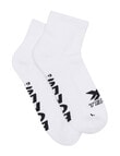 Bonds X-Temp Quarter Crew Sock, 2-Pack, White product photo