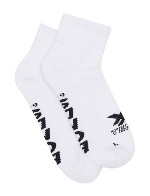 Bonds X-Temp Quarter Crew Sock, 2-Pack, White product photo