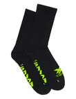 Bonds X-Temp Crew Sock, 2-Pack, Black product photo