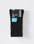 Bonds X-Temp Crew Sock, 2-Pack, Black product photo View 02 S