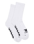 Bonds X-Temp Crew Sock, 2-Pack, White product photo