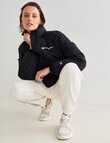 Champion Rochester Puffer Jacket, Black product photo View 03 S