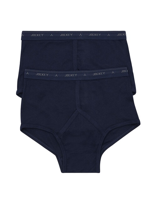 Jockey Y-Front Brief, 2-Pack, Navy product photo