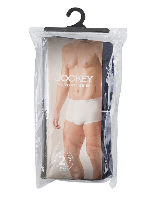 Jockey Y-Front Brief, 2-Pack, Navy product photo View 04 L