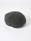 Laidlaw + Leeds Check Driver's Cap, Charcoal product photo View 02 S