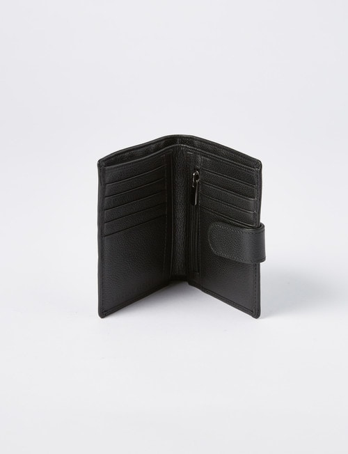 Laidlaw + Leeds Vertical Wallet, Black product photo View 03 L