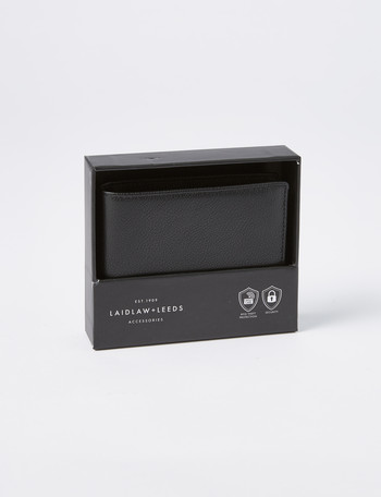 Laidlaw + Leeds Horizontal Wallet, Black product photo