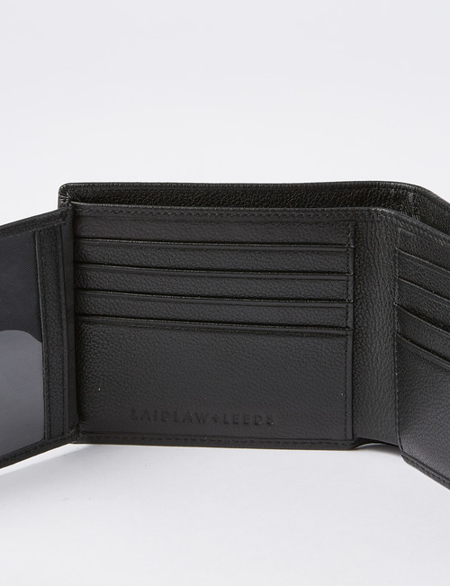 Laidlaw + Leeds Horizontal Wallet, Black product photo View 02 L