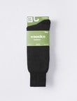 Outdoor Collection Merino Wool Blend Superfleece Sock, Black product photo View 02 S