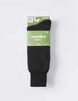 Outdoor Collection NZ Sock Co Merino Wool Blend Superfleece Sock, Black product photo View 02 S