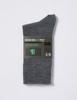 DS Socks Super Fine Merino Sock, Grey product photo View 02 S