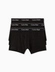Calvin Klein Cotton Classic Trunk, 3-Pack, Black product photo