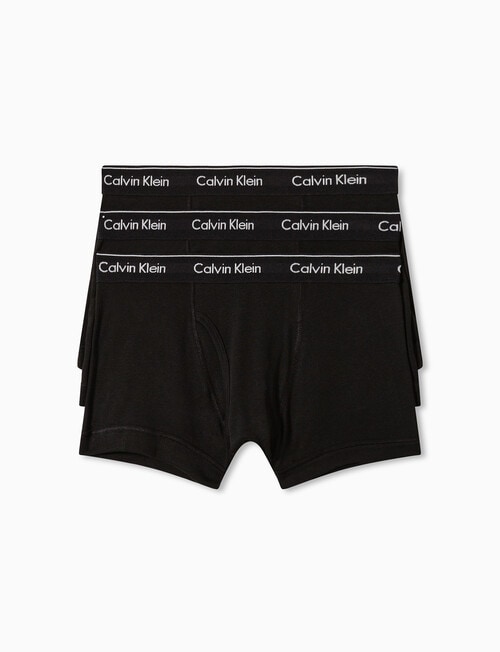 Calvin Klein Cotton Classic Trunk, 3-Pack, Black product photo