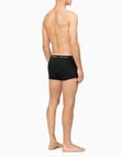 Calvin Klein Cotton Classic Trunk, 3-Pack, Black product photo View 03 S
