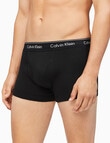 Calvin Klein Cotton Classic Trunk, 3-Pack, Black product photo View 04 S