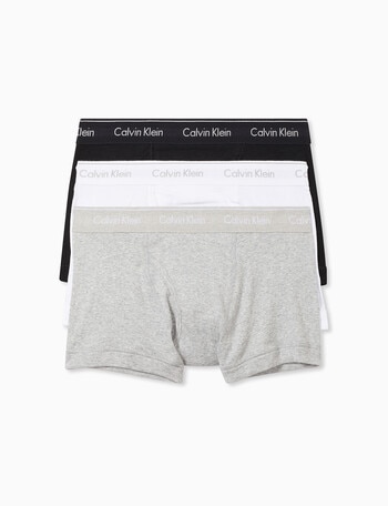 Calvin Klein Cotton Classic Trunk, 3-Pack, Assorted product photo