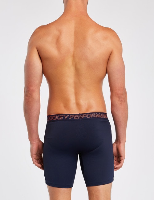 Jockey Performance Midway Cool Active Trunk, Navy product photo View 02 L