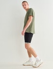 Tarnish Waffle Tee, Khaki product photo View 03 S