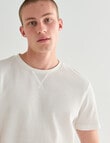 Tarnish Waffle Tee, White product photo View 04 S
