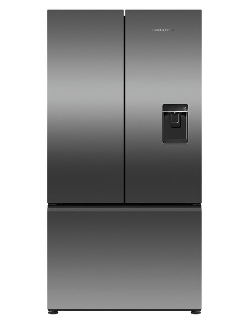 Fisher & Paykel 614L French Door Fridge Freezer, Black, RF610ANUB5 product photo