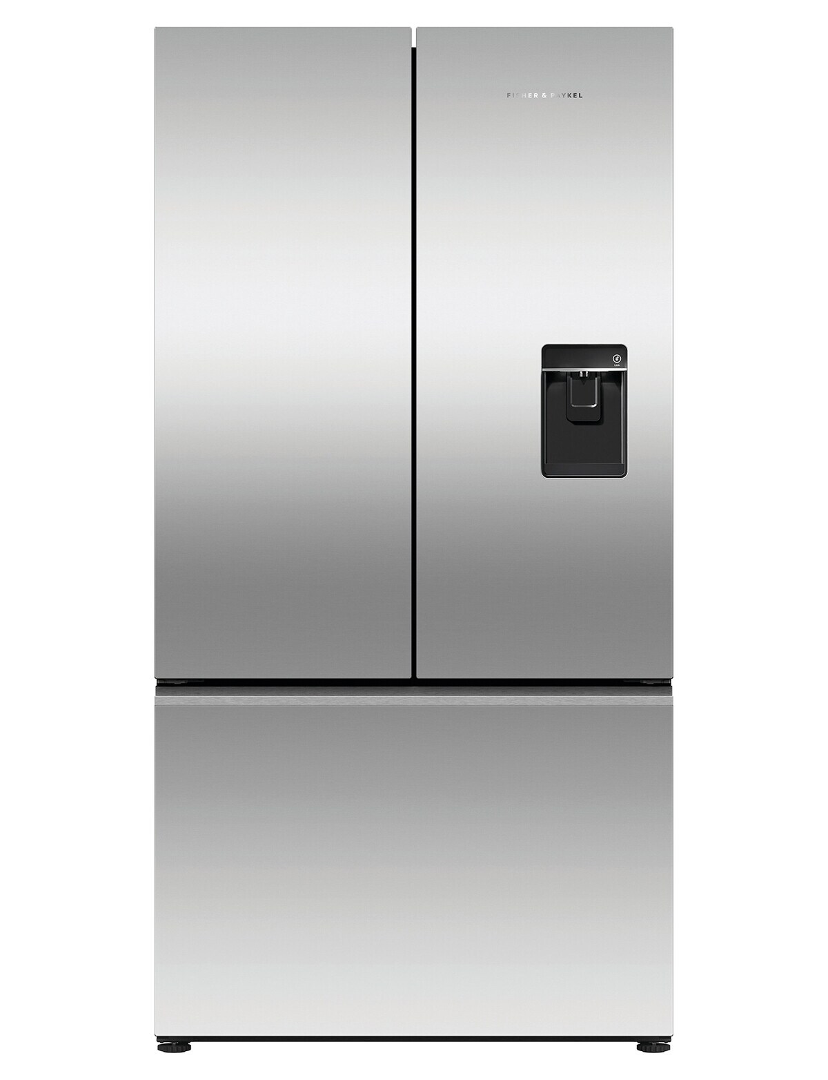 Fisher & Paykel 614L French Door Fridge Freezer, Stainless Steel